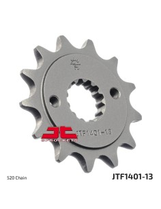 pinon de moto jt sprockets acero 13 dientes p 520 tf1401 13