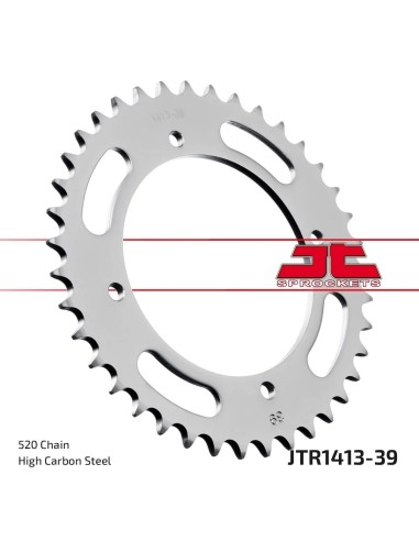 corona moto jt sprockets de acero de 39 dientes jtr1413 39