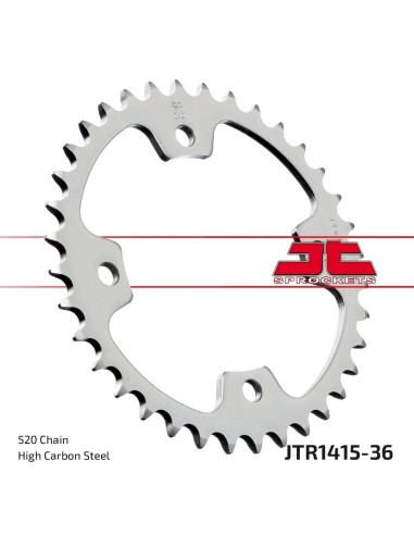 corona moto jt sprockets de acero de 36 dientes jtr1415 36