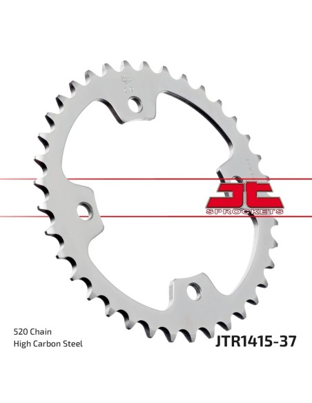 corona moto jt sprockets de acero de 37 dientes jtr1415 37