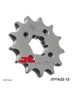 pinon de moto jt sprockets acero 13 dientes p 428 jtf1425 13