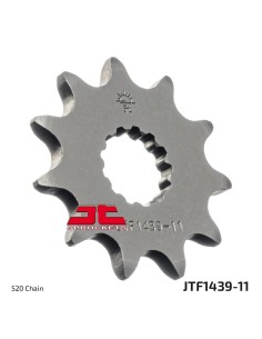pinon de moto jt sprockets acero 11 dientes p 520 jtf1439 11