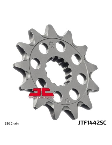 pinon de moto jt sprockets acero 14 dientes p 520 jtf1442 14