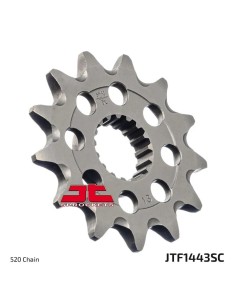 pinon de moto jt sprockets acero 13 dientes p 520 jtf1443 13