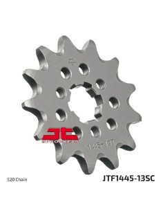 pinon de moto jt sprockets autolimpiable 13 dientes p 520 jtf1445 13sc