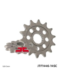 pinon de moto jt sprockets autolimpiable 14 dientes p 520 jtf1446 14sc