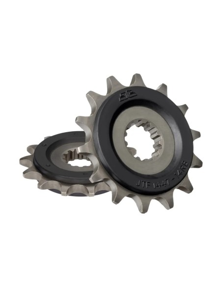 pinon moto jt sprockets acero con goma 14 dientes p 520 jtf1447 14rb