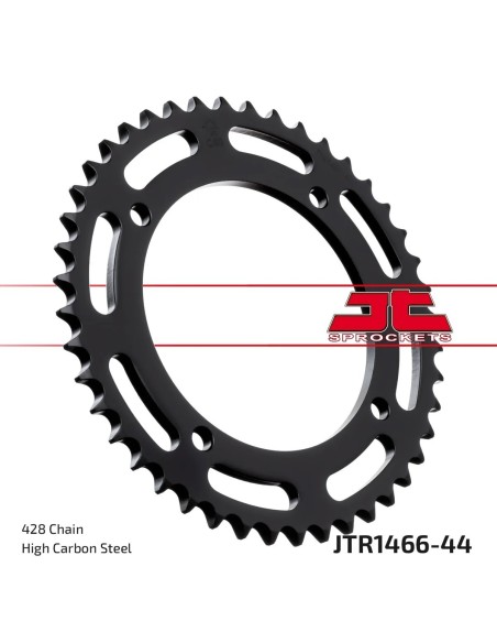 corona moto jt sprockets de acero de 44 dientes jtr1466 44
