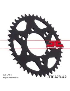 corona moto jt sprockets de acero de 42 dientes jtr1478 42