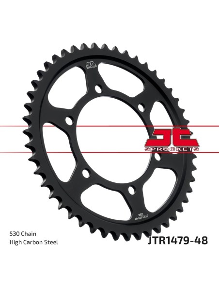 corona moto jt sprockets de acero de 48 dientes jtr1479 48