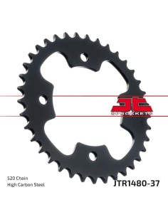 corona moto jt sprockets de acero de 37 dientes jtr1480 37