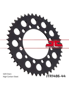 corona moto jt sprockets de acero de 44 dientes jtr1486 44