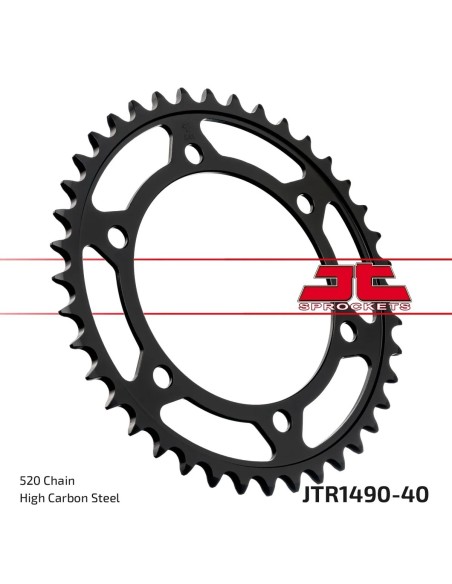 corona moto jt sprockets de acero de 40 dientes jtr1490 40