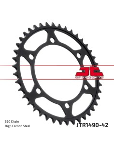 corona moto jt sprockets de acero de 42 dientes jtr1490 42