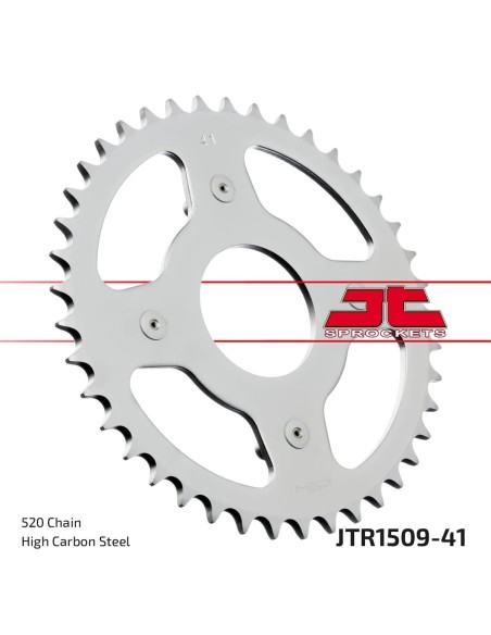 corona moto jt sprockets de acero de 41 dientes jtr1509 41