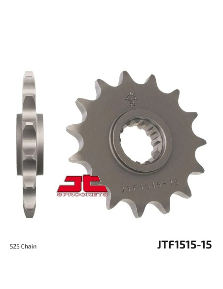 pinon moto jt sprockets acero 15 dientes jtf1515 15