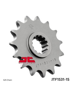 pinon de moto jt sprockets acero 15 dientes p 525 jtf1531 15