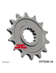 pinon de moto jt sprockets acero 14 dientes p 520 jtf1536 14