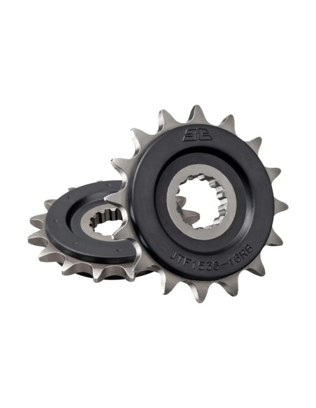 pinon de moto jt sprockets con goma 16 dientes p 520 jtf1536 16rb