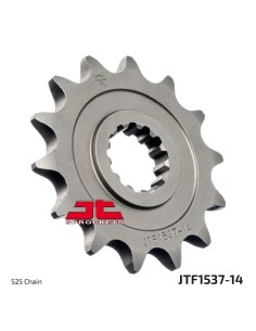 pinon de moto jt sprockets acero 14 dientes p 525 jtf1537 14