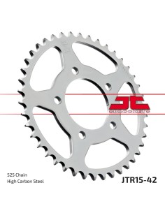 corona moto jt sprockets de acero de 42 dientes jtr15 42
