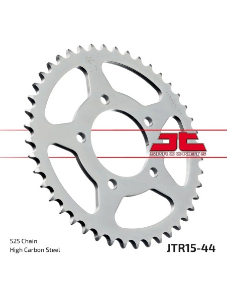 corona moto jt sprockets de acero de 44 dientes jtr15 44