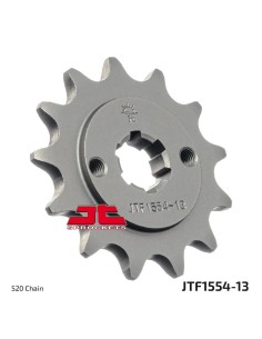 pinon de moto jt sprockets acero 13 dientes p 520 jtf1554 13