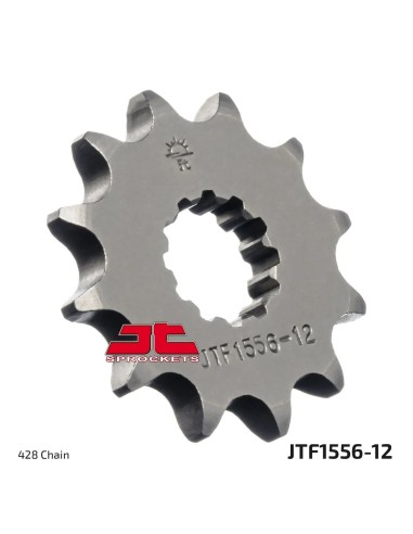 pinon de moto jt sprockets acero 12 dientes p 428 jtf1556 12