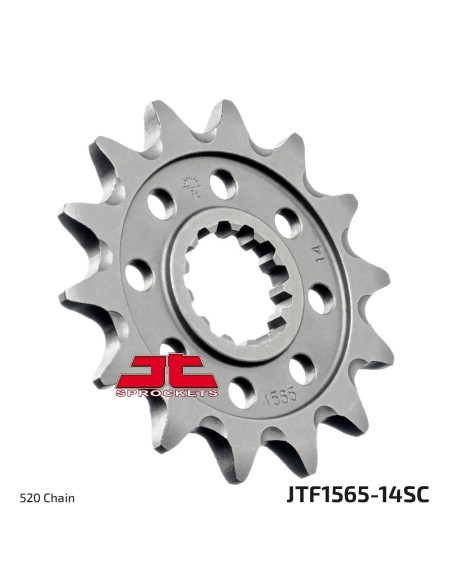 pinon moto jt sprockets autolimpiable 14 dientes jtf1565 14sc