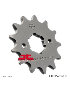 pinon de moto jt sprockets acero 13 dientes p 520 jtf1573 13