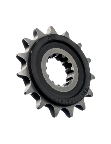 pinon de moto jt sprockets con goma 15 dientes p 525 jtf1591 15rb