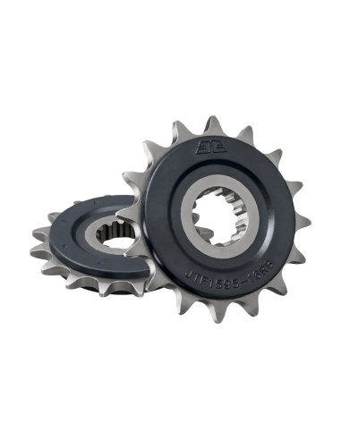 pinon de moto jt sprockets con goma 16 dientes p 520 jtf1595 16rb