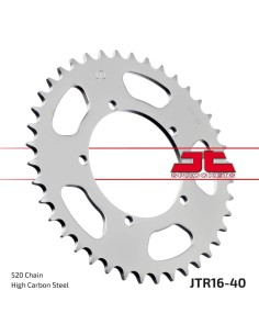 corona moto jt sprockets de acero de 40 dientes jtr16 40
