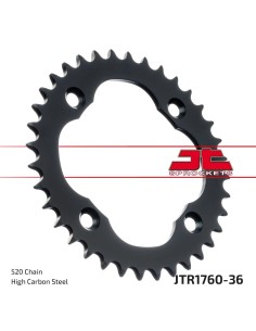 corona moto jt sprockets de acero de 36 dientes jtr1760 36