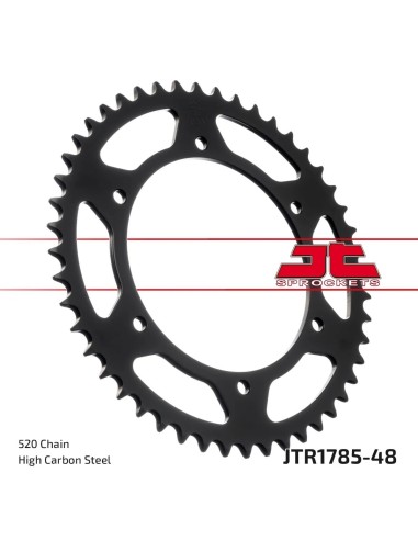 corona moto jt sprockets de acero de 48 dientes jtr1785 48