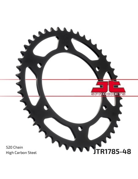 corona moto jt sprockets de acero de 48 dientes jtr1785 48