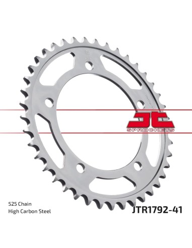 corona moto jt sprockets de acero de 41 dientes jtr1792 41