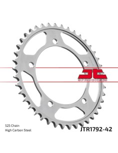 corona moto jt sprockets de acero de 42 dientes jtr1792 42