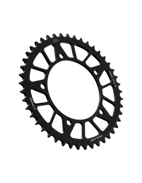 corona moto jt sprockets 45 dientes p 520 aluminio negro jta1793 45blk