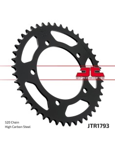 corona moto jt sprockets de acero de 49 dientes jtr1793 49al paso 520