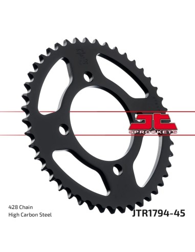 corona moto jt sprockets de acero de 45 dientes jtr1794 45