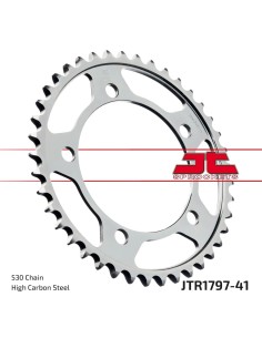 corona moto jt sprockets de acero de 41 dientes jtr1797 41