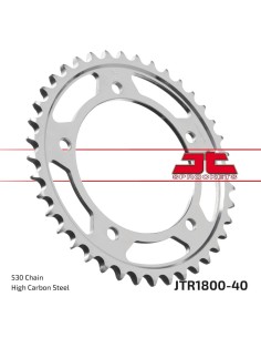 corona moto jt sprockets de acero de 40 dientes jtr1800 40