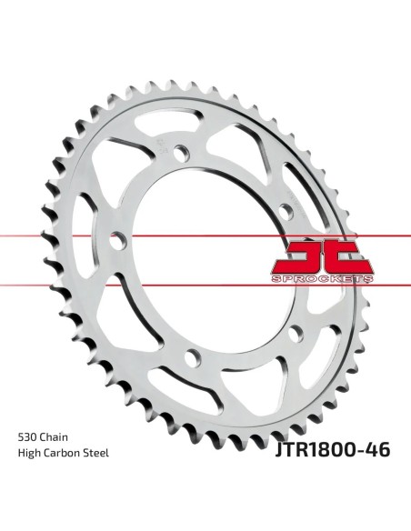 corona moto jt sprockets de acero de 46 dientes jtr1800 46