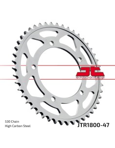 corona moto jt sprockets de acero de 47 dientes jtr1800 47