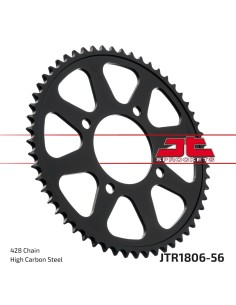 corona moto jt sprockets de acero de 56 dientes jtr1806 56