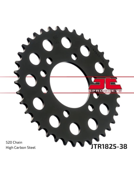 corona moto jt sprockets de acero de 38 dientes jtr1825 38