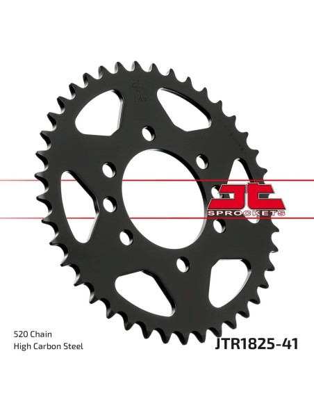 corona moto jt sprockets de acero de 41 dientes jtr1825 41