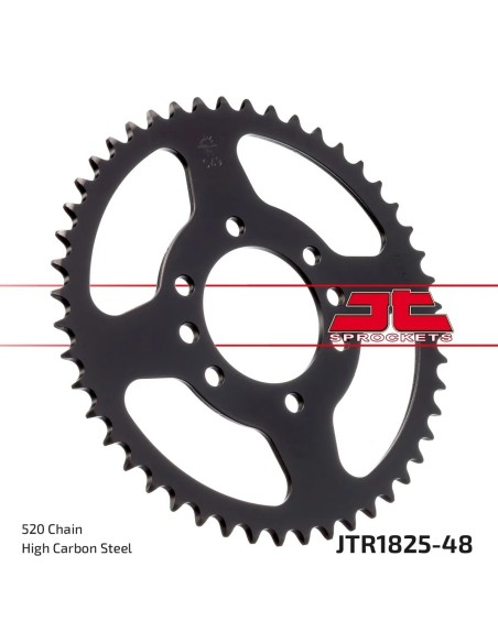 corona moto jt sprockets de acero de 48 dientes jtr1825 48