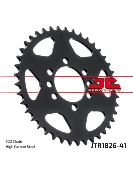 corona moto jt sprockets de acero de 41 dientes jtr1826 41